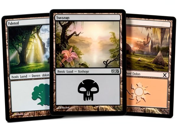 Magic: The Gathering Basic Lands 500 Card Set Complete Land Types-0