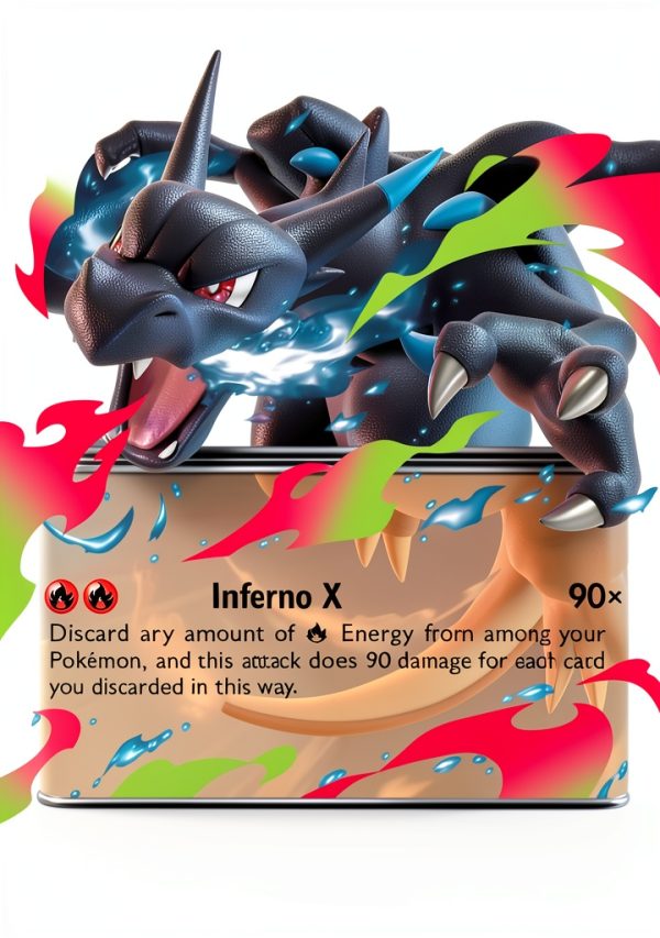 Pokemon Card Mega Charizard X ex ME02 Phantasmal Flames Holographic-0