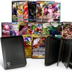 Pokemon Trading Card Bundle 5 Legendary Ultra Rare Cards with Binder-0