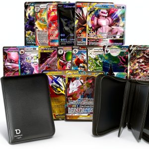 Pokemon Trading Card Bundle 5 Legendary Ultra Rare Cards with Binder-0