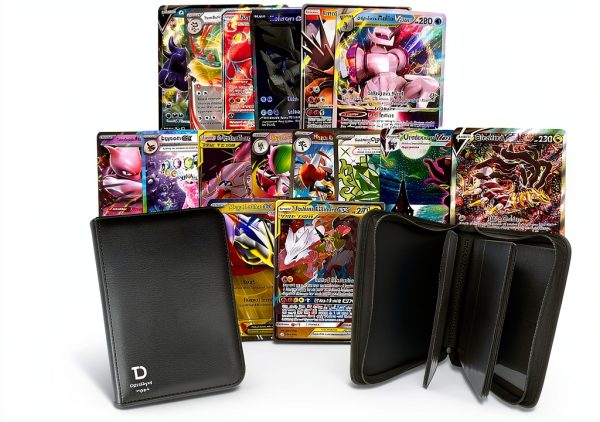 Pokemon Trading Card Bundle 5 Legendary Ultra Rare Cards with Binder-0