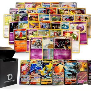 Pokémon TCG 50 Card Pack with Legendary Ultra Rare Dan123yal Deck Box-0