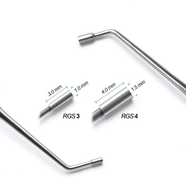 Dental Instrument INSTUMAX RGS 3-4 Silicone Pink Handle Dimensions-1